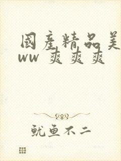 国产精品美女www 爽爽爽