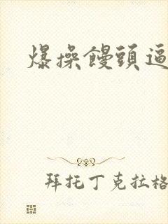 爆操馒头逼网站