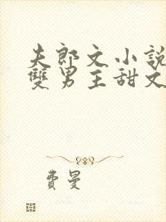 夫郎文小说推荐双男主甜文