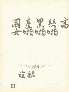 国产黑丝高跟美女啪啪啪