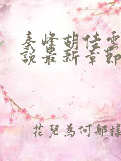 秦峰胡佳云的小说最新章节阅读免费