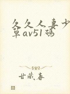 久久人妻少妇嫩草av51码