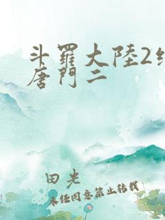 斗罗大陆2绝世唐门二