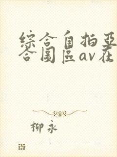 综合自拍亚洲综合图区av在线