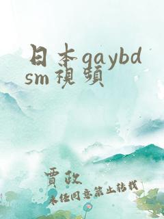 日本gaybdsm视频
