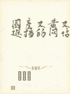 国产又黄又湿无遮挡的网站