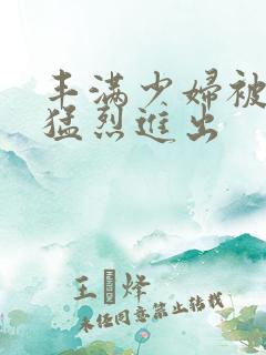 丰满少妇被粗大猛烈进出