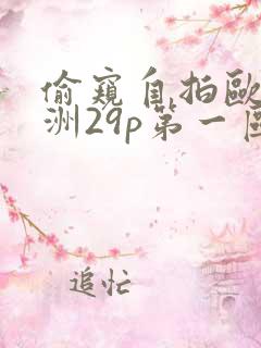 偷窥自拍欧美亚洲29p第一区