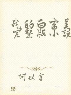 我的白富美老婆完整版小说