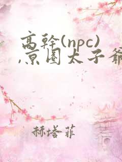 高干(npc),京圈太子爷