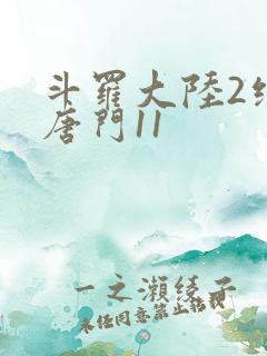 斗罗大陆2绝世唐门11