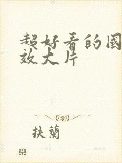 超好看的国产特效大片