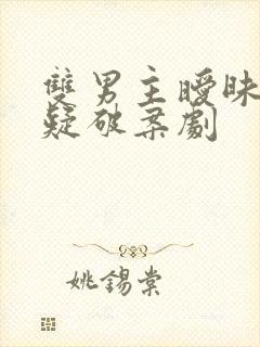 双男主暧昧向悬疑破案剧