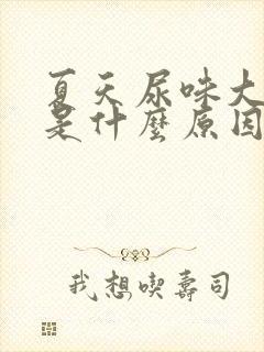 夏天尿味大难闻是什么原因