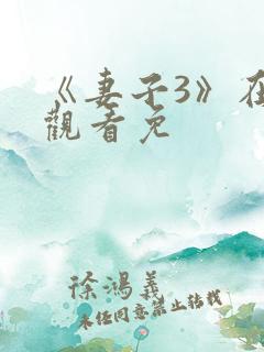 《妻子3》在线观看免