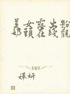 美女露出粉嫩的奶头在线观看