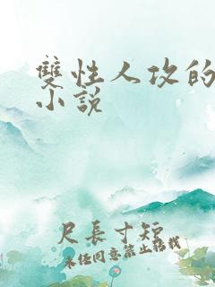 双性人攻的高h小说