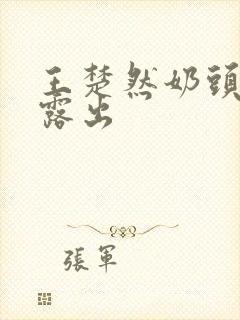 王楚然奶头全乳露出