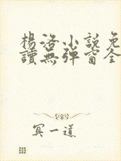 杨洛小说免费阅读无弹窗全文