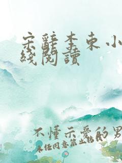 宋辞李东小说在线阅读