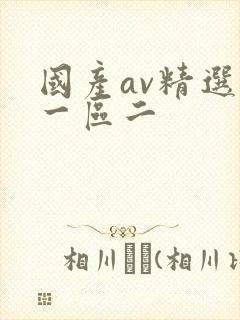 国产av精选区一区二