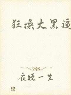 狂操大黑逼视频