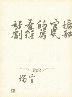 好看的官场电视剧推荐几部 前十名