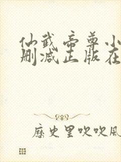 仙武帝尊小说无删减正版在线阅读