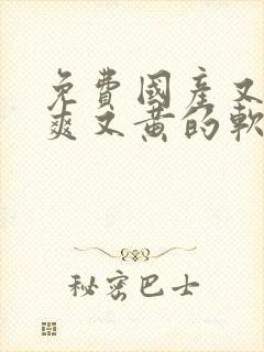 免费国产又色又爽又黄的软件