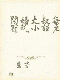 闪婚大叔每天狂宠我小说免费阅读