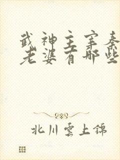 武神主宰秦尘的老婆有哪些