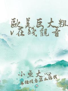 欧美巨大粗爽av在线观看