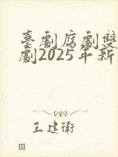 台剧腐剧双男主剧2025年新剧
