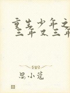 重生少年之猎美 三年又三年