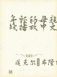 年轻的母亲1在线播放中文字