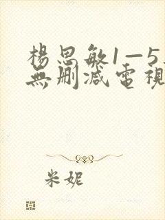 杨思敏1—5集无删减电视剧