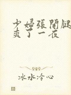 少妇张开腿让我爽了一夜