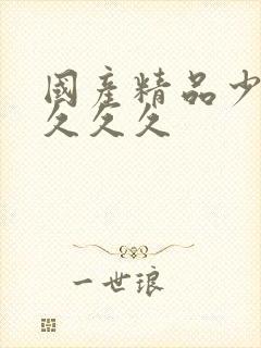 国产精品少妇久久久久