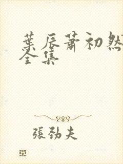 叶辰萧初然小说全集