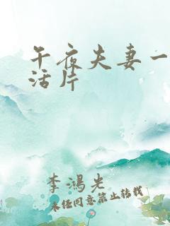 午夜夫妻一级生活片