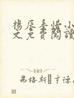 杨辰秦惜小说全文免费阅读无弹窗