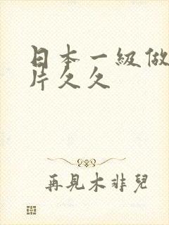 日本一级做a爰片久久