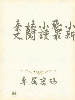 秦姨小飞小说全文阅读最新章节