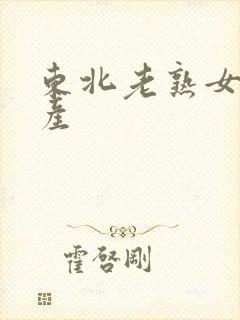 东北老熟女伦国产