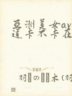 亚洲美女av一道卡不卡在线观看