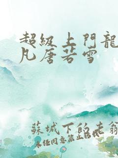 超级上门龙婿叶凡唐若雪