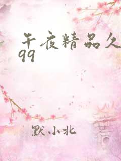 午夜精品久久久99