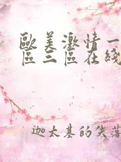 欧美激情一区二区三区在线