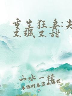 重生狂妻:夫人又飒又甜