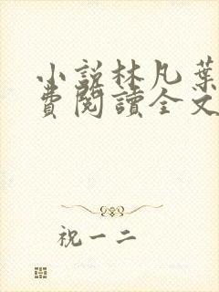 小说林凡叶惜免费阅读全文